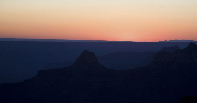 Silhouette sunset